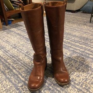 Lucky brand leather boots